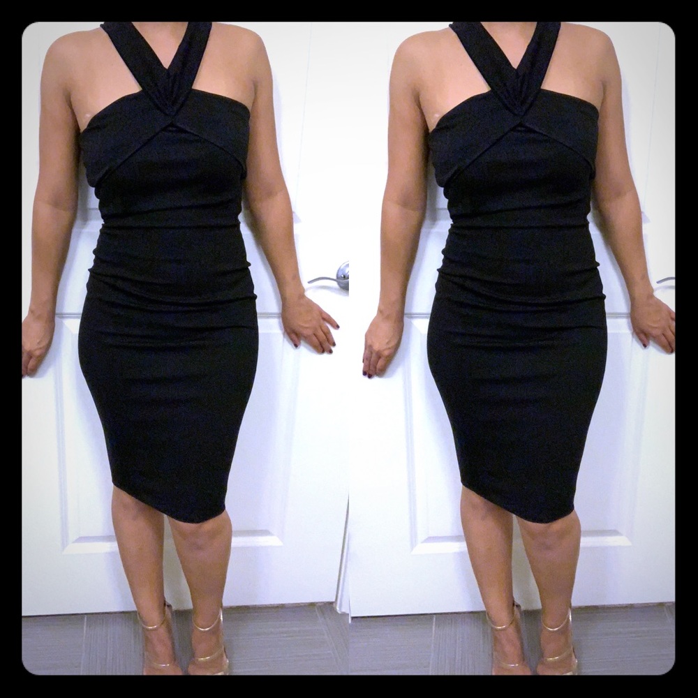 Bodycon little black dress